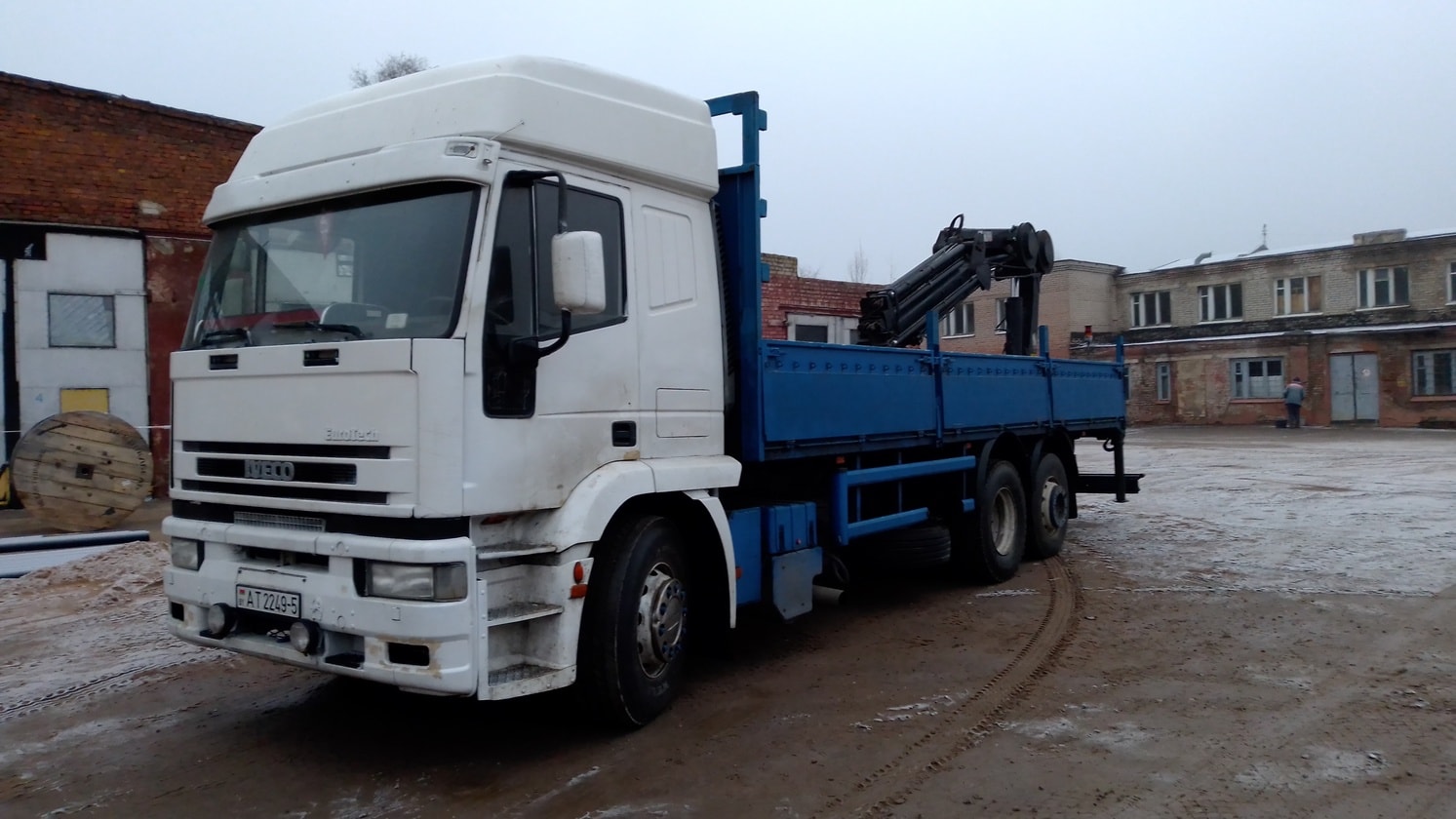 Кран манипулятор IVECO Evrotech