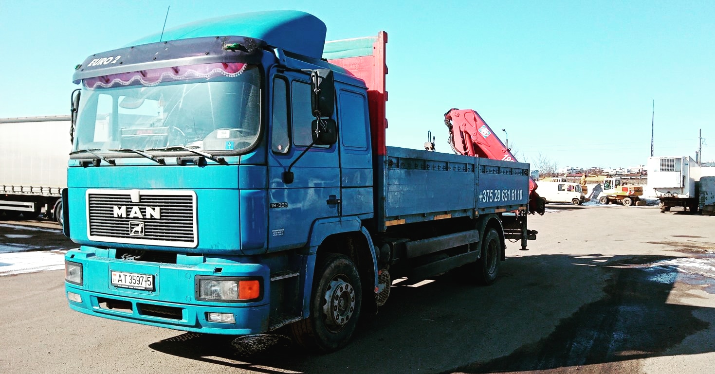 Кран манипулятор MAN 19392